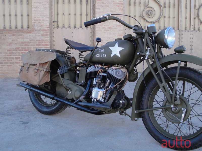 1970' Indian Scout 741 military photo #4