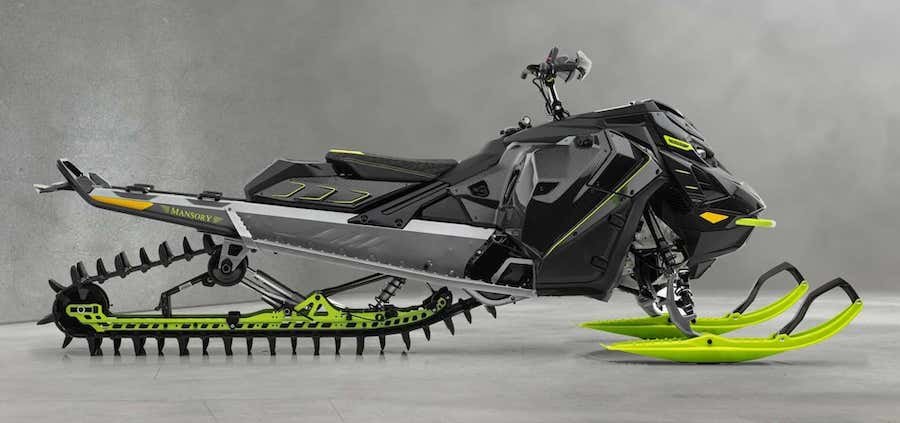 Automotive Tuner Mansory Built a Snowmobile, It Looks Exactly How You Think It Would