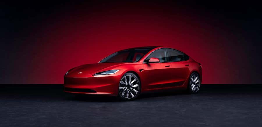 New Tesla Model 3 Debuts: Chiseled Design, 421-Mile Estimated WLTP Range