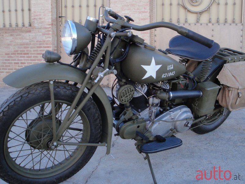 1970' Indian Scout 741 military photo #5