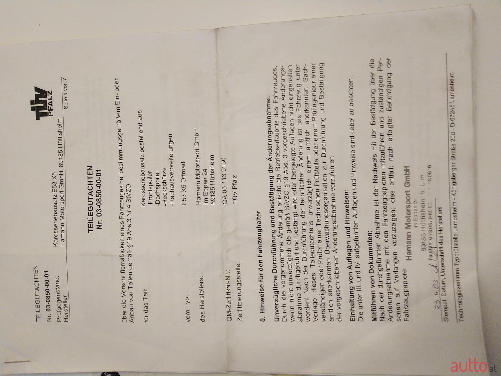 2003' BMW X5 Hamann photo #5