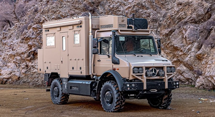 Armadillo Crawler S Is a Rugged Unimog Camper That Can Go Anywhere and Do Anything