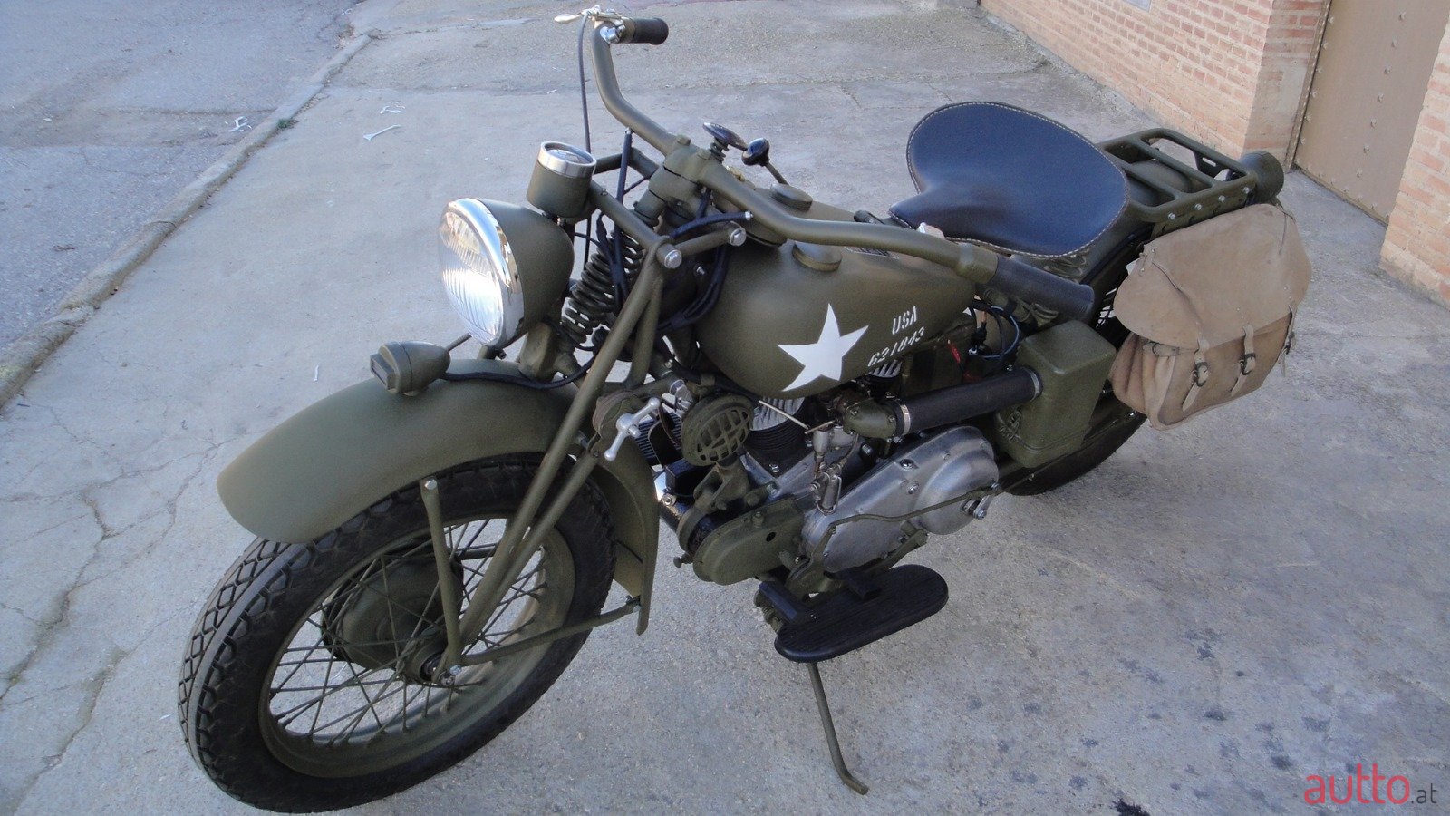 1970' Indian Scout 741 military photo #1