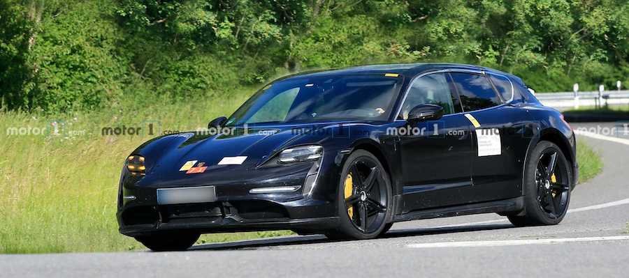 Porsche Taycan Cross Turismo Spied Testing With Sedan Counterpart