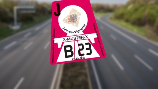 Autobahn-Klebevignette