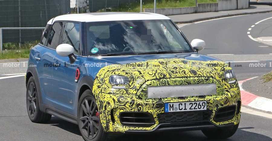 Mini Countryman Facelift Spied Inside And Out At The Nurburgring