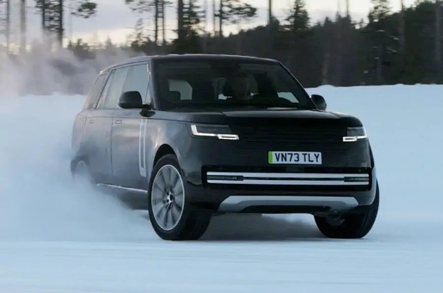 Land Rover Range Rover Electric prototypes endure winter testing