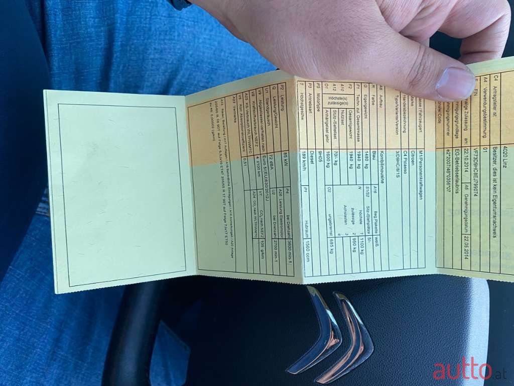 2014' Citroen C4 Picasso photo #5