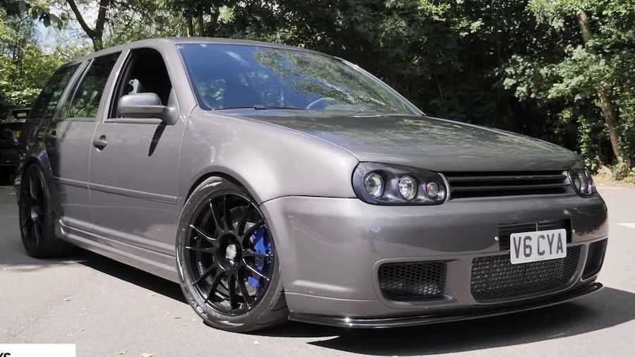 VW Golf Wagon Gets R32 Conversion And Big Turbo, Packs 1,080-HP Punch