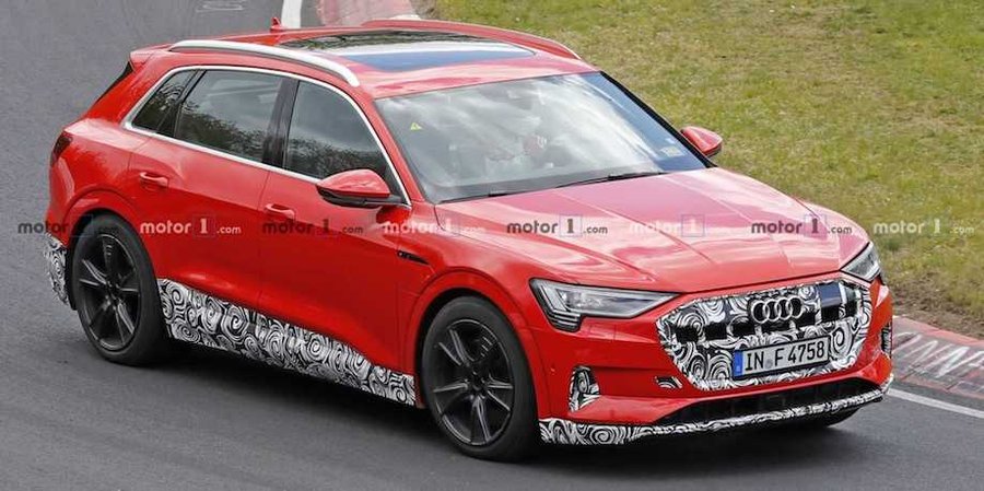 Audi E-Tron S Possibly Spied Testing At The Nurburgring Again