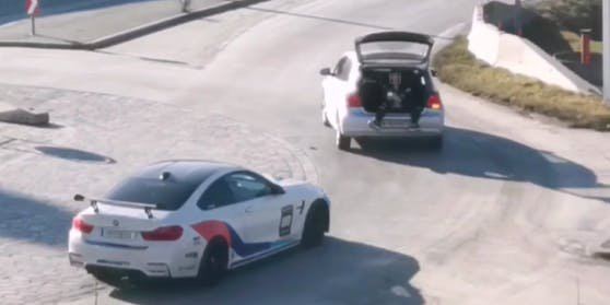 Tuning-Fan riskiert Verletzungen für Video-Dreh mit BMW