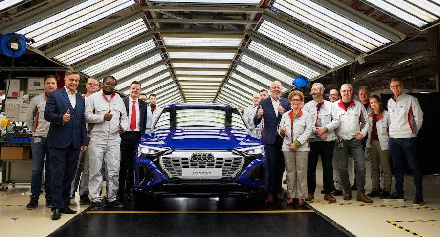 Audi Q8 E-Tron And Q8 E-Tron Sportback Enter Production In Brussels