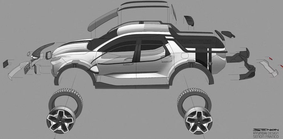 Hyundai Is Exploring Jeep-Style Removable Roofs for Future Pickups