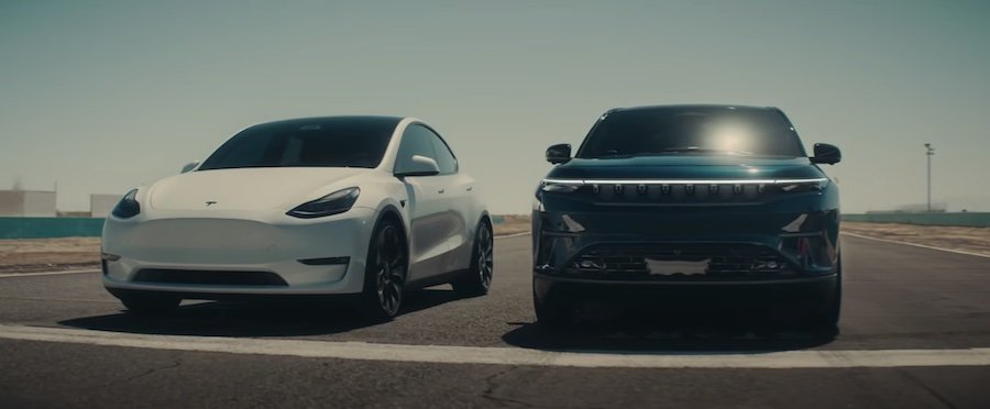 Watch: 600bhp Jeep Wagoneer S outpaces Tesla Model Y