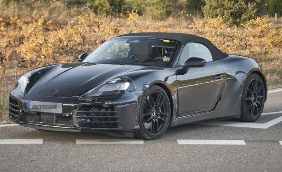 Close look at new Porsche Boxster EV ahead of 2025 launch
