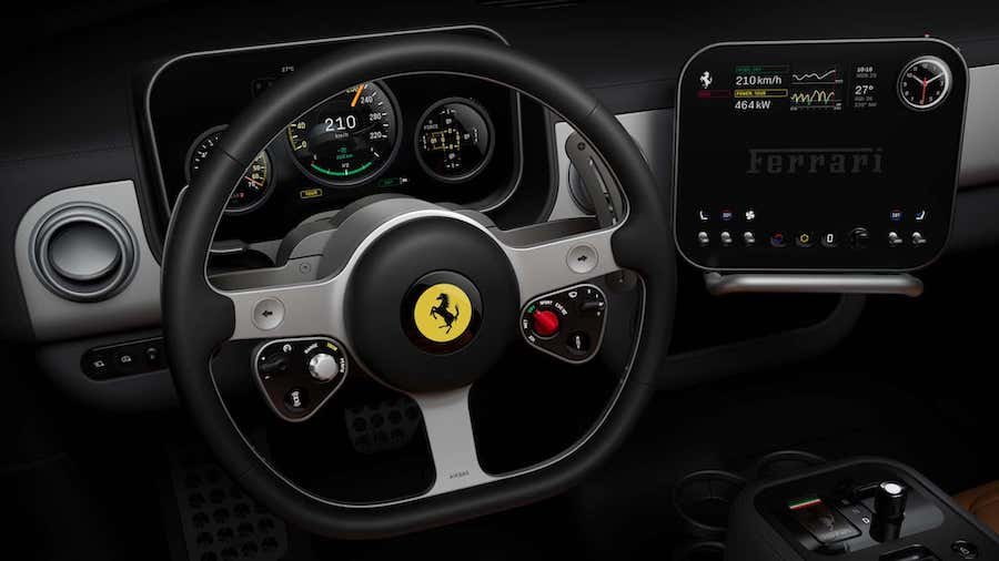 Ferrari Luce: So sieht das Cockpit des ersten E-Ferrari aus