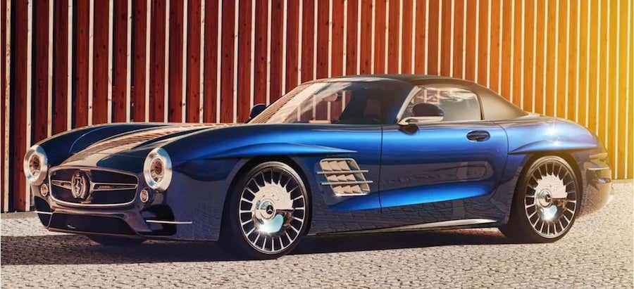 Horrible: This Mercedes 300SL Tribute