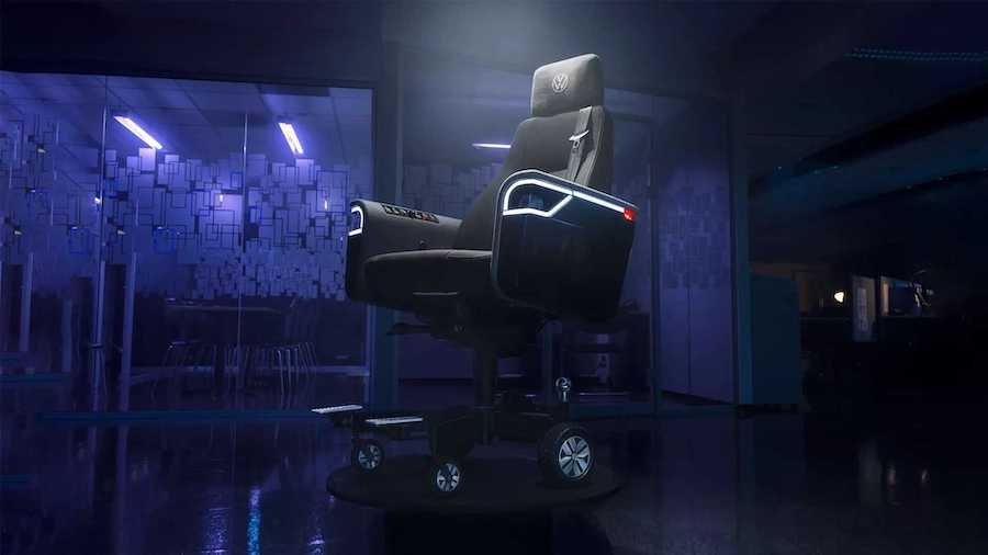 VW Built A Motorized Office Chair With More Features Than Some Cars