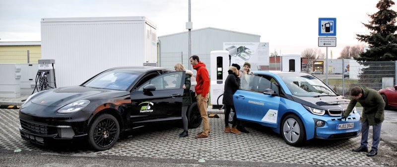 BMW and Porsche demonstrate 450kW ultra-fast charger