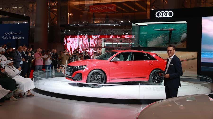 New 2024 Audi SQ8 makes public debut at Qatar motor show