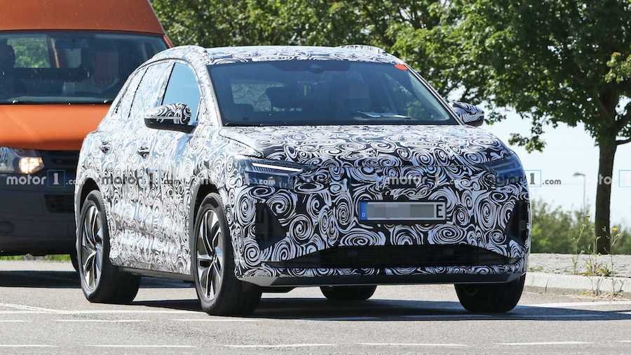 2021 Audi Q4 E-Tron Spied For The First Time With Production Body