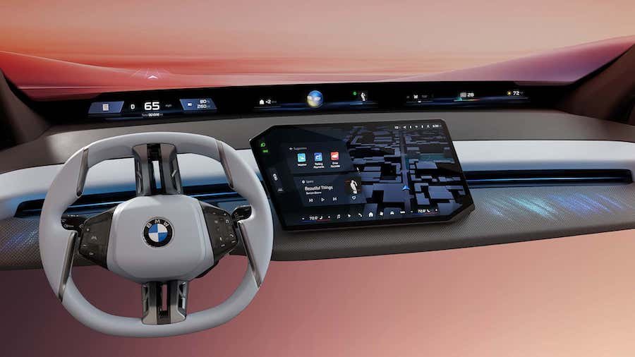 BMW reveals radical panoramic iDrive system for Neue Klasse cars