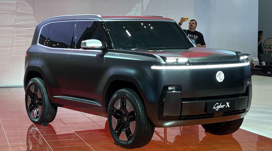 Boxy new MG Cyber X revealed at Shanghai motor show