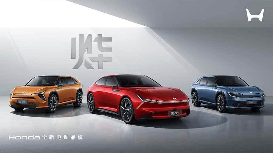 Honda's new 'Ye' electrics for China feature SUVs and a sexy sedan