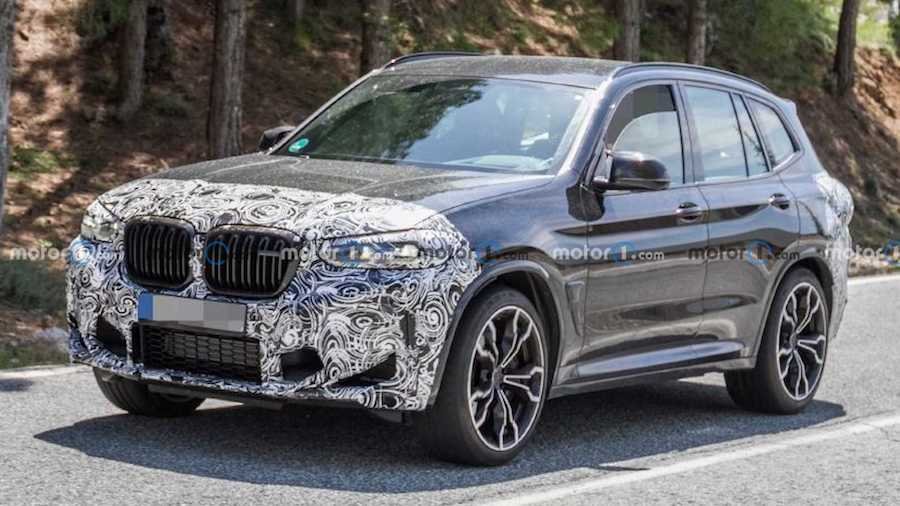 2022 BMW X3 M Facelift Spied Testing On Public Roads Again