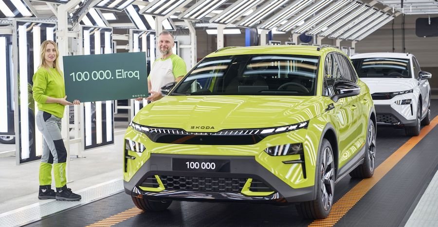 Skoda Elroq Hits Milestone With 100,000th Vehicle Rolling Off the Production Line
