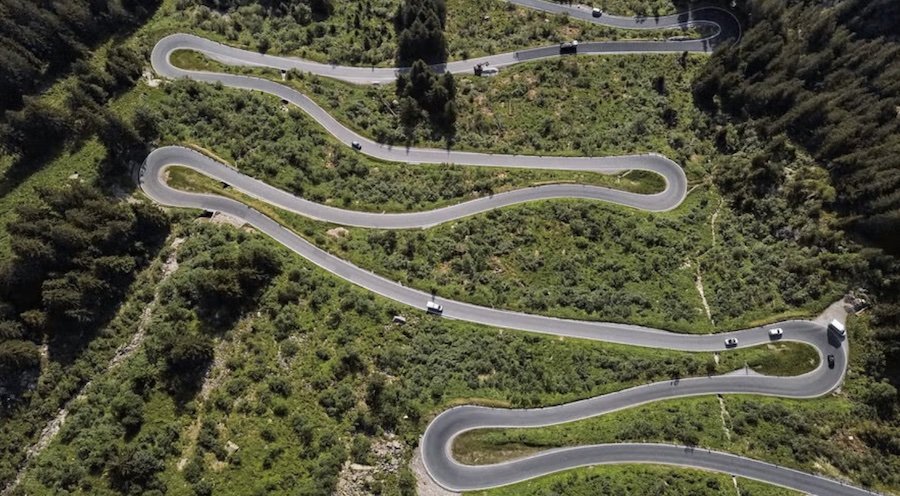 Silvretta-Bielerhohe Hochalpenstraße in Vorarlberg