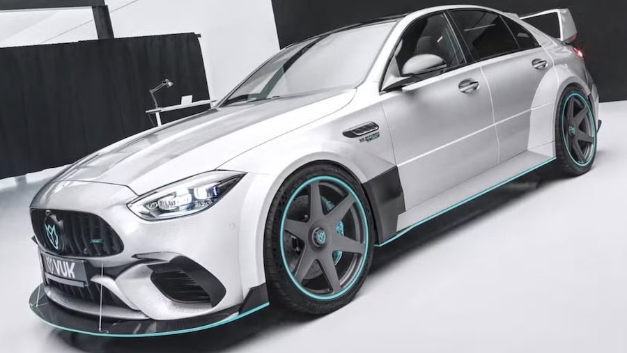 This V8-Swapped Mercedes C63 Is The BMW M3’s Worst Nightmare