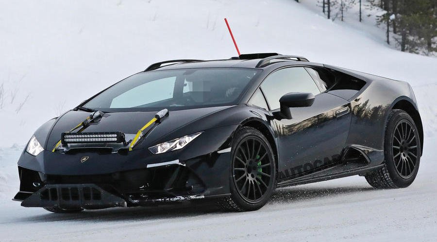 Lamborghini Sterrato off-road supercar spotted testing
