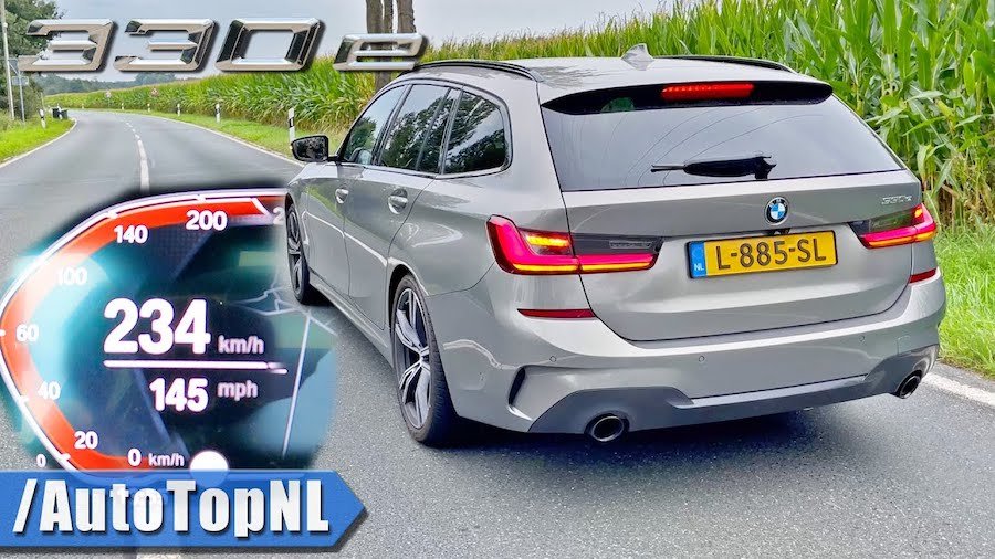 BMW 330e Touring Shows Electrified Performance On The Autobahn