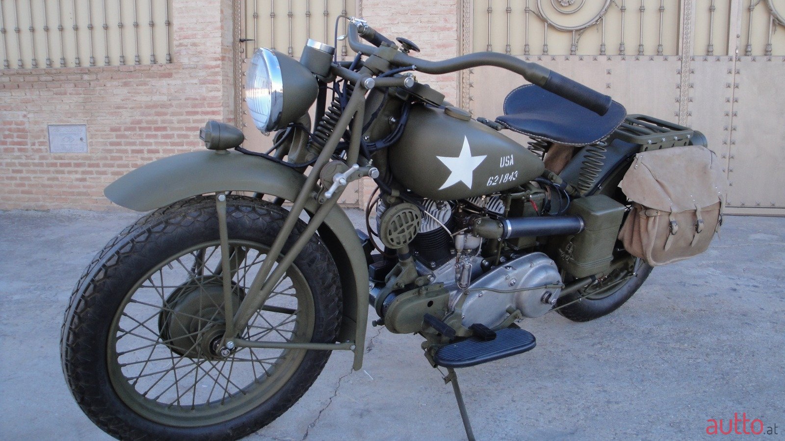 1970' Indian Scout 741 military photo #5