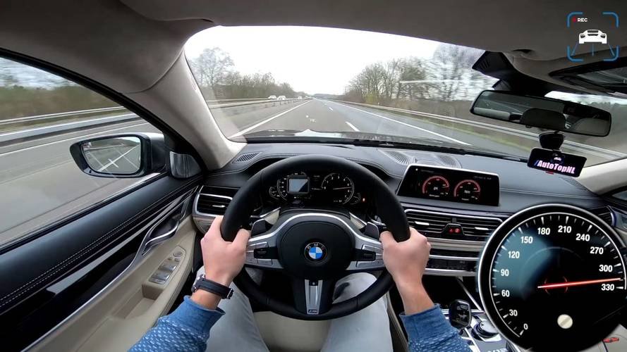 Bmw M760i Hits Nearly 320 km/h During Autobahn Top Speed Run