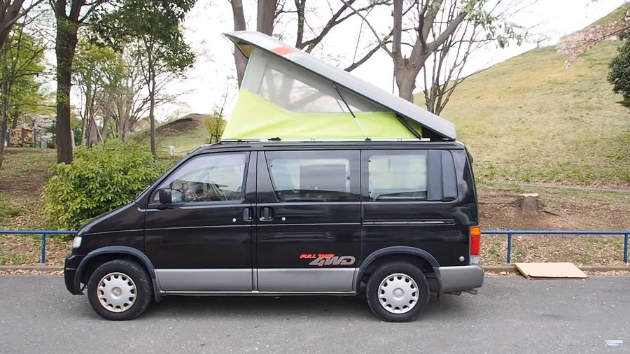 Ford Camper Van With Rooftop Tent Is Actually An AWD Mazda Diesel