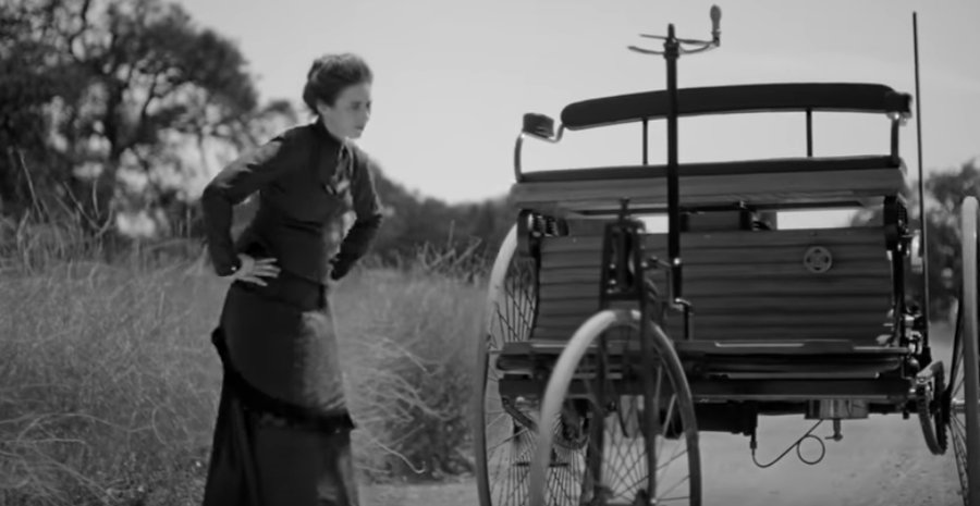 Mercedes film honors the first road trip, by the mother of the automobile