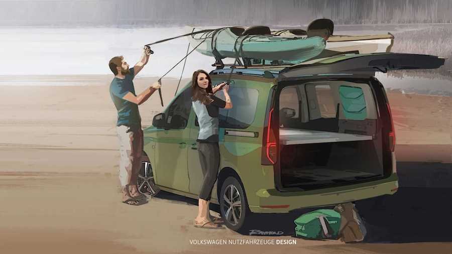 VW Caddy Mini Camper Teased As Pint-Sized RV Debuting In September