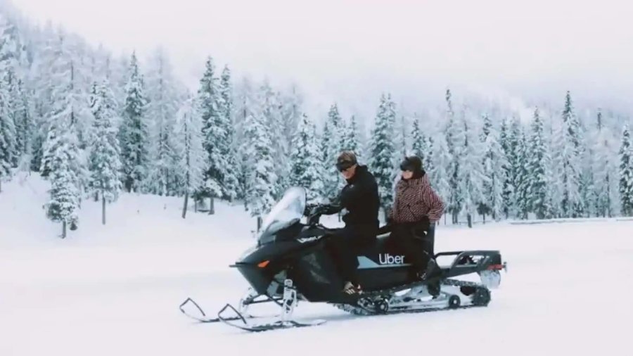 Uber Snowmobiles Are About To Be A Thing At The Milan Winter Olympics