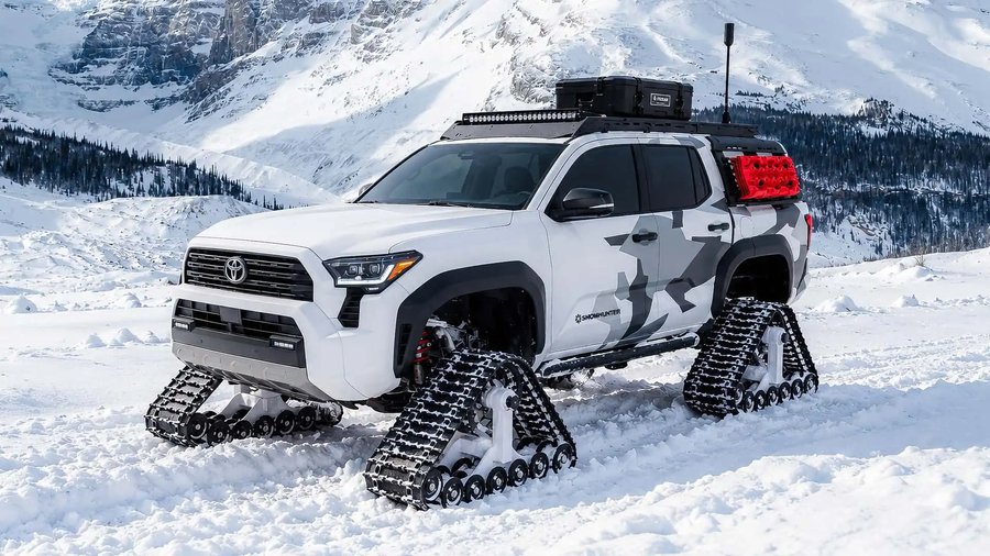 Toyota Put Snow Tracks On Five Of Its Trucks and SUVs. Because Why Not?