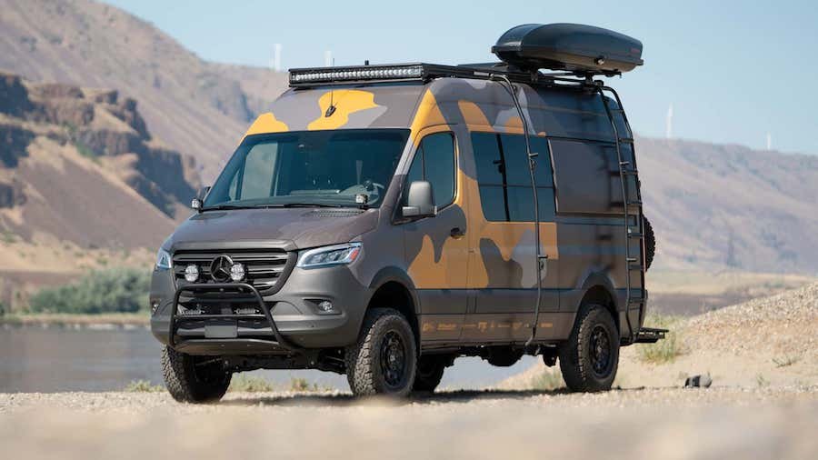 Custom Mercedes Sprinter Camper Build Is A Kiteboarder's Dream
