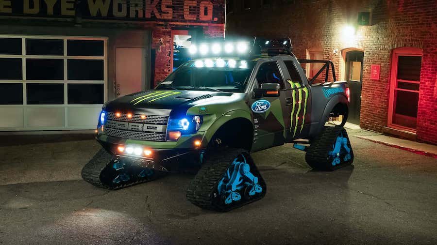 You Can Own Ken Block's Ford F-150 Supercharged Stunt Truck