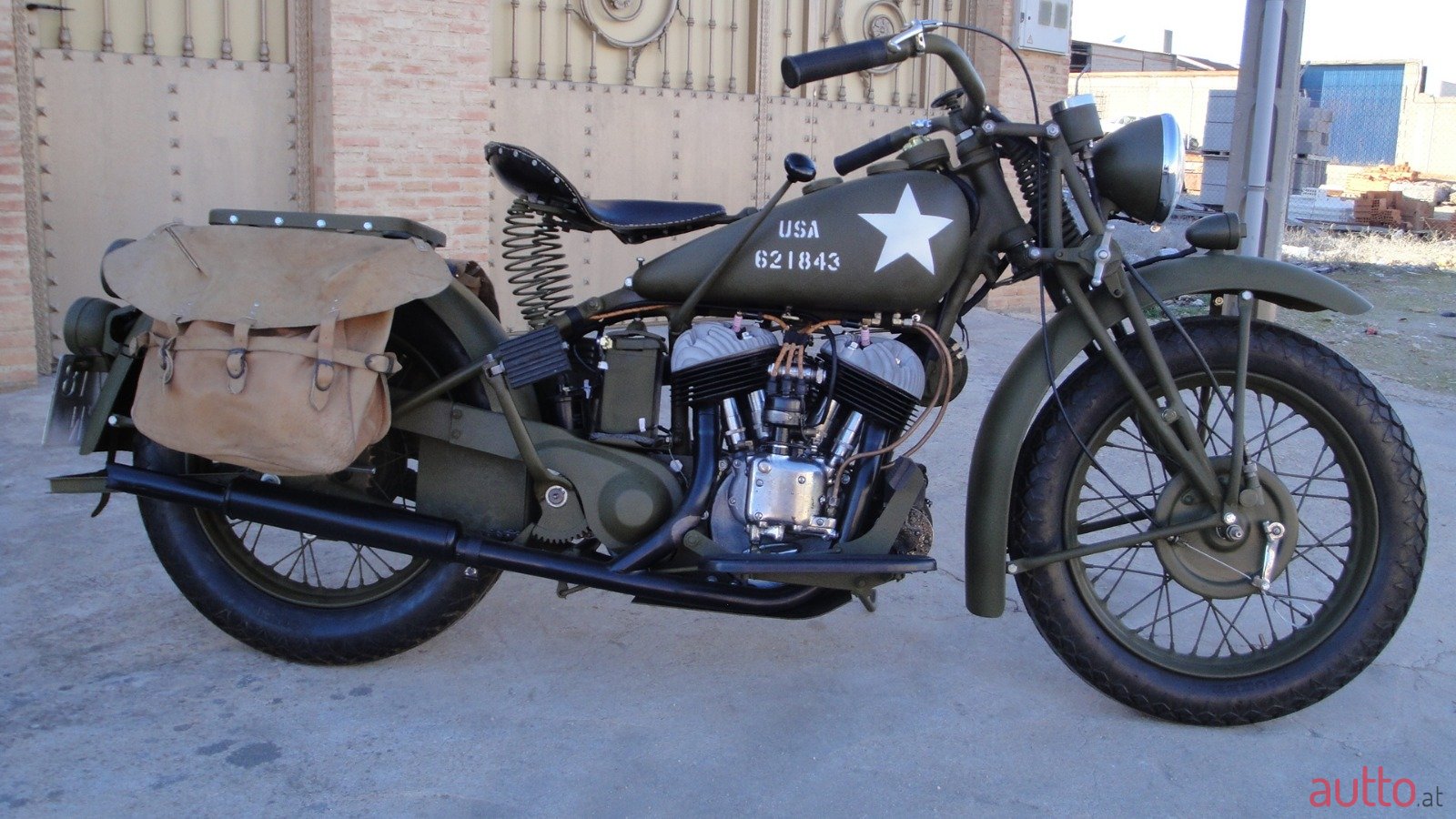 1970' Indian Scout 741 military for sale. Wels, Austria