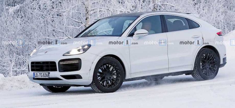 Porsche Cayenne Coupe GT Spied Failing To Hide Revised Exhaust